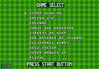 Image de l'ecran titre du jeu 10 Super Jogos sur Sega Megadrive