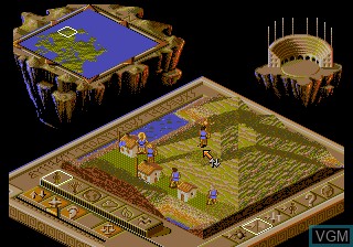 Image in-game du jeu Two Tribes - Populous II sur Sega Megadrive
