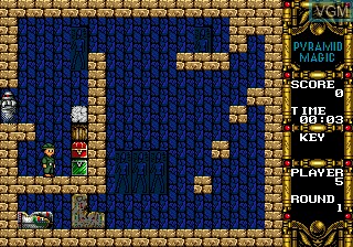 Image in-game du jeu Pyramid Magic II sur Sega Megadrive