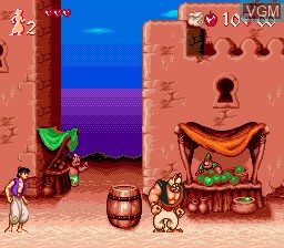 Image in-game du jeu Aladdin II sur Sega Megadrive