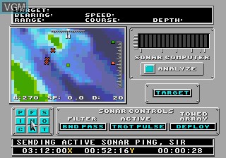 Image in-game du jeu 688 Attack Sub sur Sega Megadrive