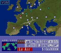 Image in-game du jeu Aerobiz Supersonic sur Sega Megadrive