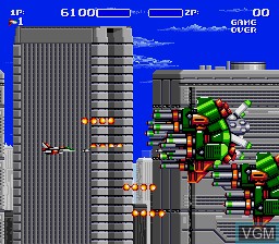 Image in-game du jeu Air Buster sur Sega Megadrive