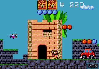 Image in-game du jeu Alex Kidd in the Enchanted Castle sur Sega Megadrive