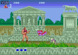 Image in-game du jeu Altered Beast sur Sega Megadrive