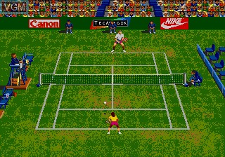 Image in-game du jeu Andre Agassi Tennis sur Sega Megadrive