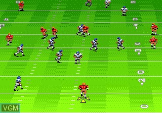 Image in-game du jeu EA Sports Double Header sur Sega Megadrive