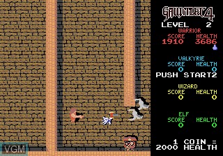 Image in-game du jeu Gauntlet sur Sega Megadrive