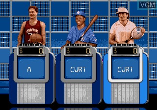 Image in-game du jeu Jeopardy! Sports Edition sur Sega Megadrive