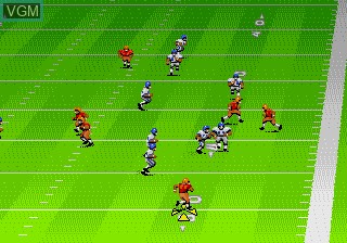 Image in-game du jeu Pro Football sur Sega Megadrive