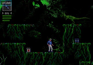 Image in-game du jeu Jurassic Park sur Sega Megadrive