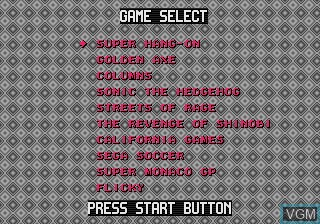 Image in-game du jeu 10 Super Jogos sur Sega Megadrive