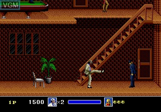 Image in-game du jeu Moonwalker sur Sega Megadrive