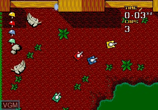 Image in-game du jeu Micro Machines Military sur Sega Megadrive