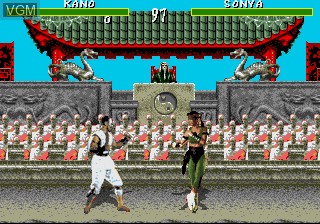 Image in-game du jeu Mortal Kombat sur Sega Megadrive