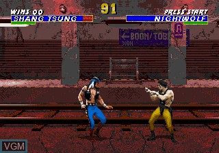 Image in-game du jeu Mortal Kombat 3 sur Sega Megadrive