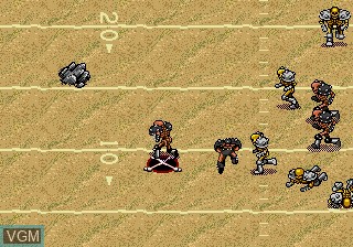 Image in-game du jeu Mutant League Football sur Sega Megadrive