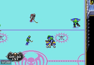 Image in-game du jeu Mutant League Hockey sur Sega Megadrive