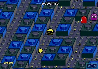 Image in-game du jeu Pac-Mania sur Sega Megadrive