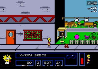 Image in-game du jeu Simpsons, The - Bart vs The Space Mutants sur Sega Megadrive