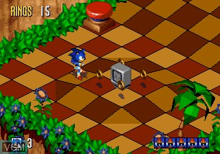 Image in-game du jeu Sonic 3D Blast sur Sega Megadrive