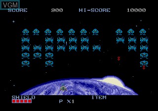 Image in-game du jeu Space Invaders '91 sur Sega Megadrive