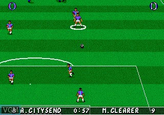 Image in-game du jeu Striker sur Sega Megadrive