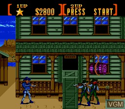 Image in-game du jeu Sunset Riders sur Sega Megadrive