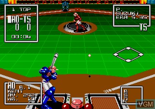 Image in-game du jeu Super Baseball 2020 sur Sega Megadrive