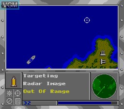 Image in-game du jeu Super Battleship sur Sega Megadrive