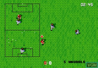 Image in-game du jeu Super Kick Off sur Sega Megadrive