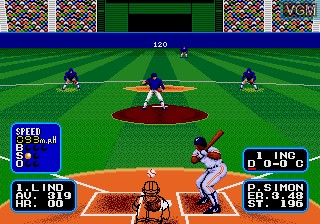 Image in-game du jeu Tommy Lasorda Baseball sur Sega Megadrive