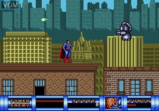 Image in-game du jeu Superman - The Man of Steel sur Sega Megadrive