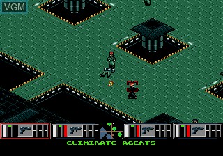 Image in-game du jeu Syndicate sur Sega Megadrive