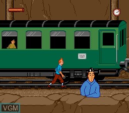 Image in-game du jeu Tintin in Tibet sur Sega Megadrive