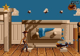 Image in-game du jeu Toy Story sur Sega Megadrive