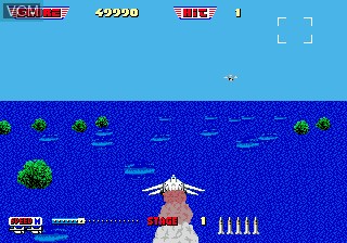 Image in-game du jeu After Burner II sur Sega Megadrive