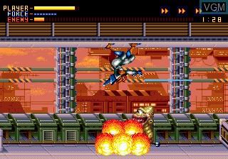 Image in-game du jeu Alien Soldier sur Sega Megadrive