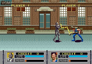 Image in-game du jeu Alien Storm sur Sega Megadrive