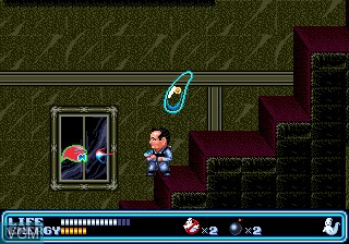 Image in-game du jeu Ghostbusters sur Sega Megadrive