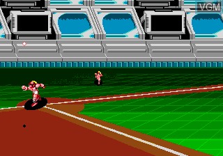 Image in-game du jeu Super Baseball 2020 sur Sega Megadrive