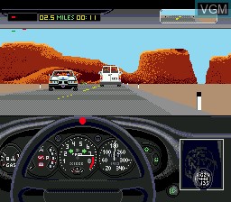 Image in-game du jeu Test Drive II - The Duel sur Sega Megadrive