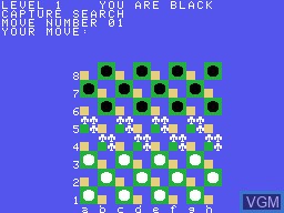 Image in-game du jeu Draughts sur Memotech MTX 512