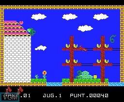 Image in-game du jeu Dip-Dip sur MSX
