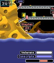 Image in-game du jeu Worms World Party sur Nokia N-Gage
