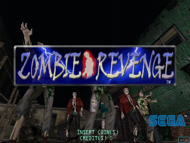 Image de l'ecran titre du jeu Zombie Revenge sur Naomi