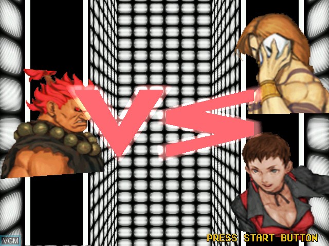 Image du menu du jeu Capcom Vs. SNK - Millennium Fight 2000 Pro sur Naomi