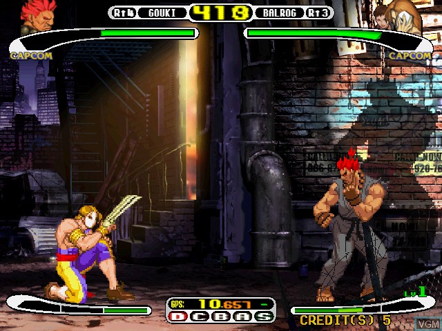 Image in-game du jeu Capcom Vs. SNK - Millennium Fight 2000 Pro sur Naomi