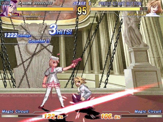 Image in-game du jeu Melty Blood - Act Cadenza sur Naomi