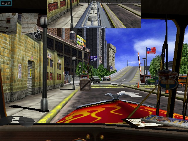 Image in-game du jeu 18 Wheeler sur Naomi
